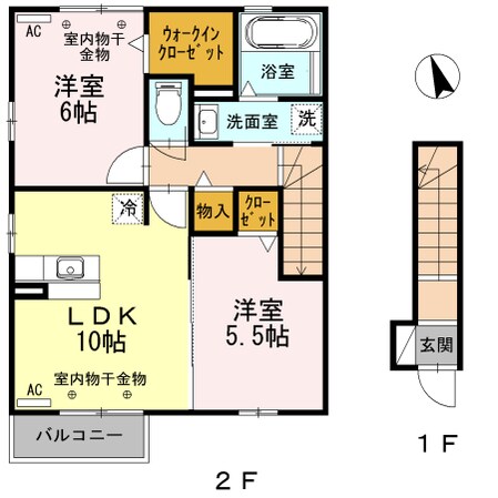 伊勢松本駅 徒歩9分 1階の物件間取画像